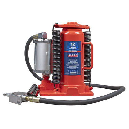 Sealey YAJ12S Air Operated Hydraulic Bottle Jack 12 Tonne