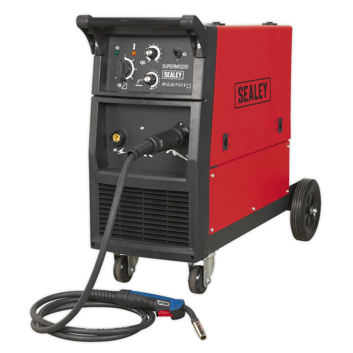 Sealey SUPERMIG255 Professional MIG Welder 250A 230V with Binzel® Euro Torch