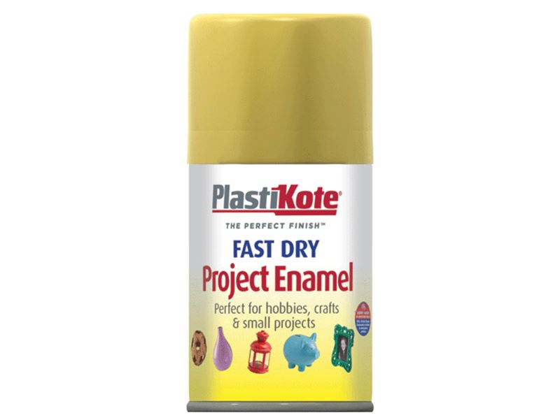 Plastikote Fast Dry Enamel Aerosol Gold Leaf 100ml