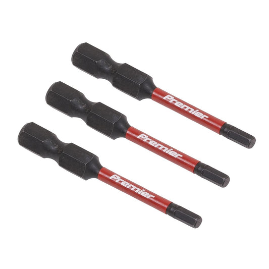 Sealey AK8236 Hex 3mm Impact Power Tool Bits 50mm - 3pc