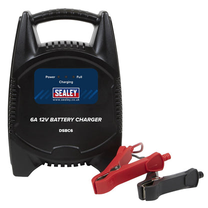 Sealey DSBC6 6A 12V Battery Charger 230V