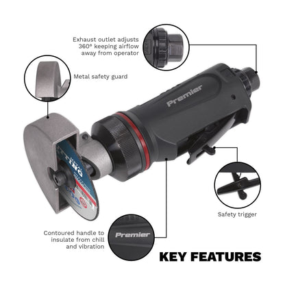 Sealey SA650 Air Cut-Off Tool Ø75mm Premier