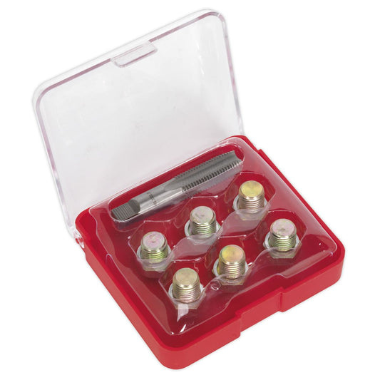 Sealey VS613 Oil Drain Plug Thread Repair Set - M13-McCormickTools