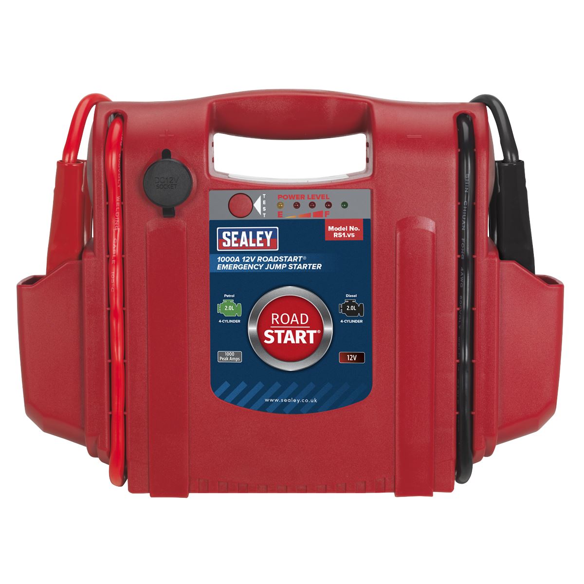 Sealey RS1 RoadStart® Emergency Jump Starter 12V 1000 Peak Amps