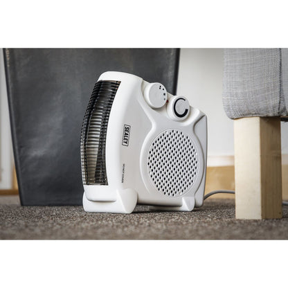 Sealey FH2010 Fan Heater 2000W/230V 2 Heat Settings & Thermostat