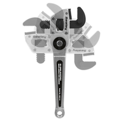 Sealey AK5115 Adjustable Multi-Angle Pipe Wrench Ø9-38mm