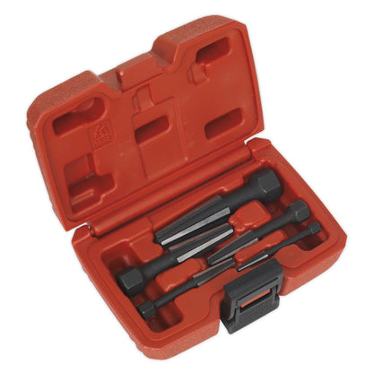 Sealey AK752 Screw Extractor Set 5pc Double Edge