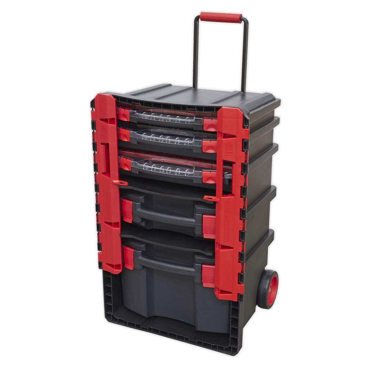 Sealey AP860 Professional Mobile Toolbox with 5 Removable Storage Cases