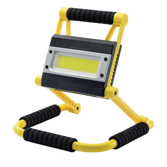 Draper 99707 COB LED Rechargeable Folding Work Light and Power Bank 20W 750 - 1500 Lumens