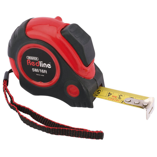 Draper 69495 Redline® Measuring Tape 5m/16ft x 19mm