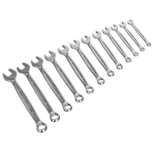 Sealey AK63921 Combination Spanner Set 12pc Lock-On™ 6pt - Metric