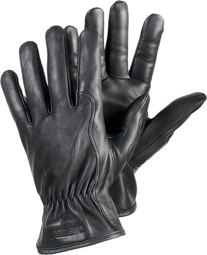 3 Pairs Ejendals Tegera 8355T Cut Proof B Winter Lined Black Leather Gloves