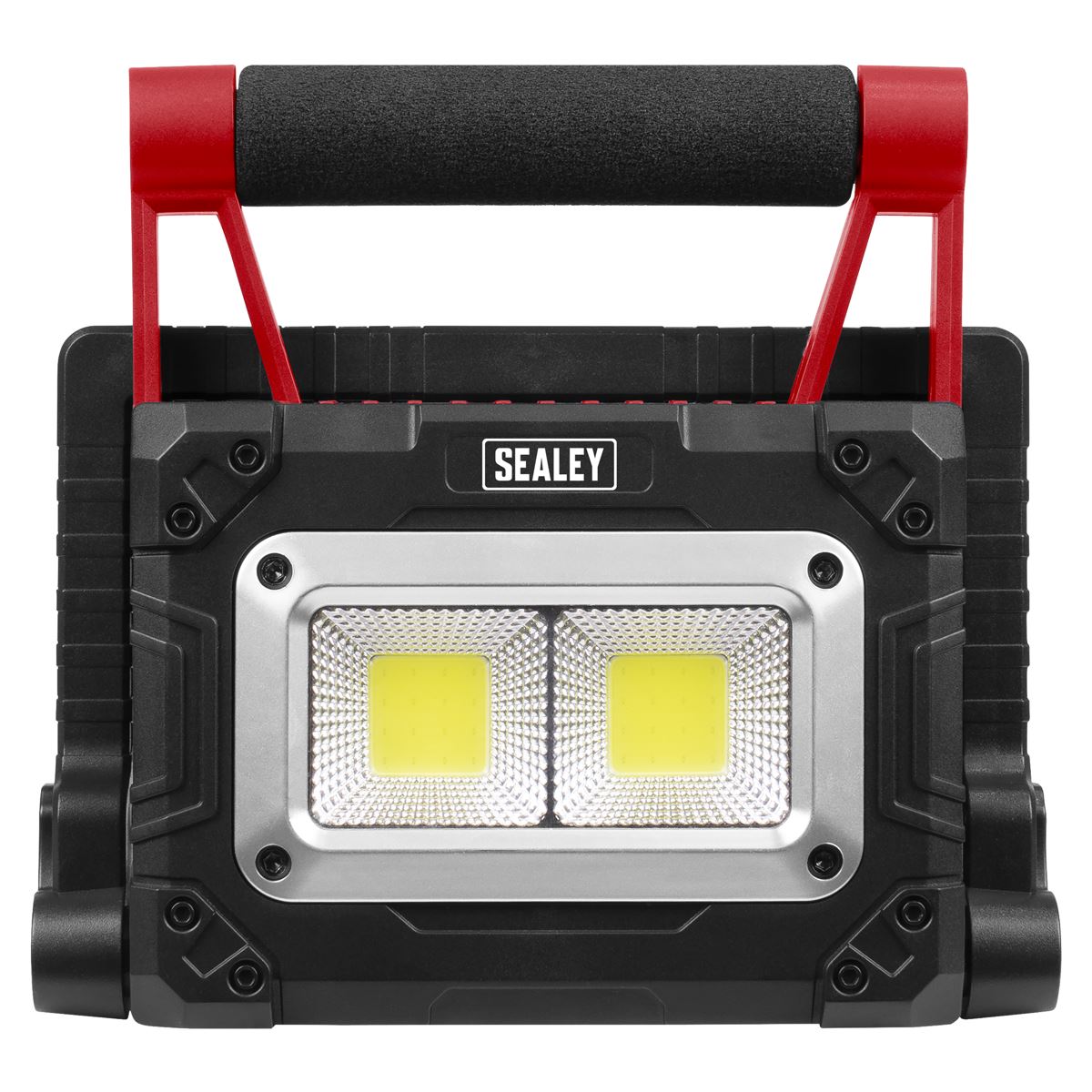 Sealey LEDFL15WS 15W COB LED Solar Powered Rechargeable Portable Floodlight