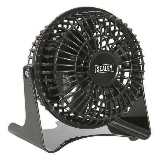 Sealey SFF04 Desk Fan Mini 4" 230V