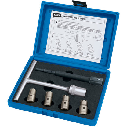 Draper Expert 6 Piece Diesel Injector Seat Cutter Set 30823