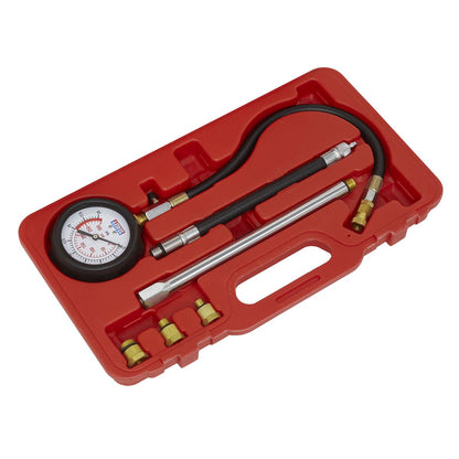 Sealey VSE300D Petrol Engine Compression Tester Deluxe Kit 6pc