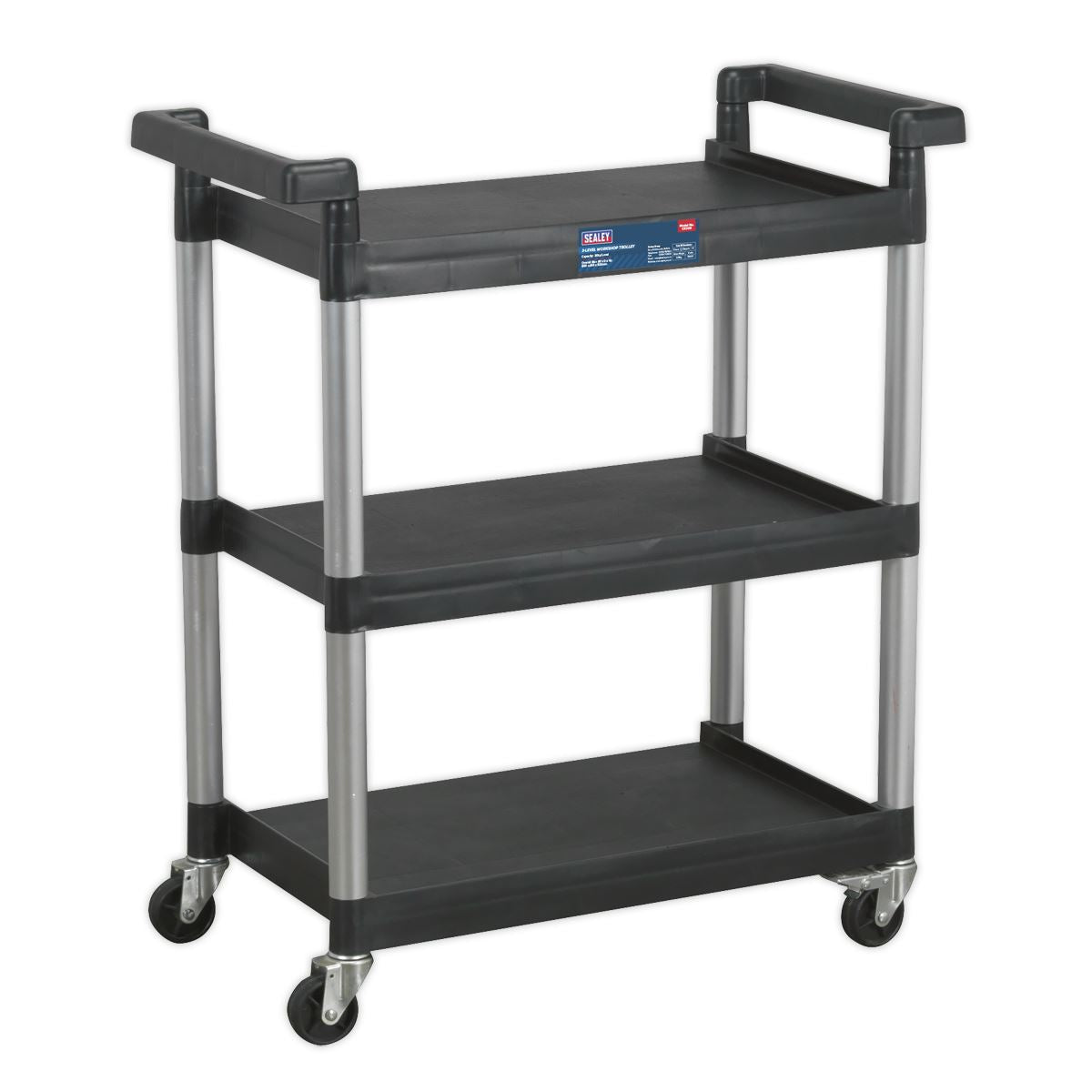 Sealey CX308 Workshop Trolley 3-Level