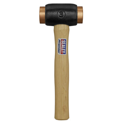 Sealey CFH04 Copper Faced Hammer 4.3lb Hickory Shaft