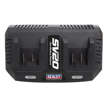 Sealey CP20VMC2 Dual Battery Charger 20V SV20 Series Lithium-ion