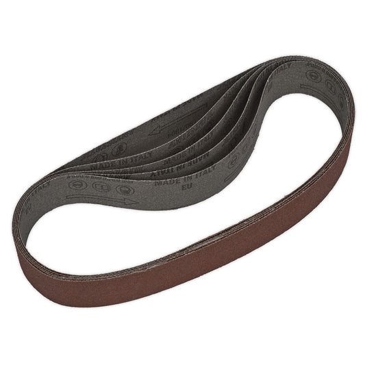 Sealey SB0011 Sanding Belt 30 x 540mm 80Grit Pack of 5