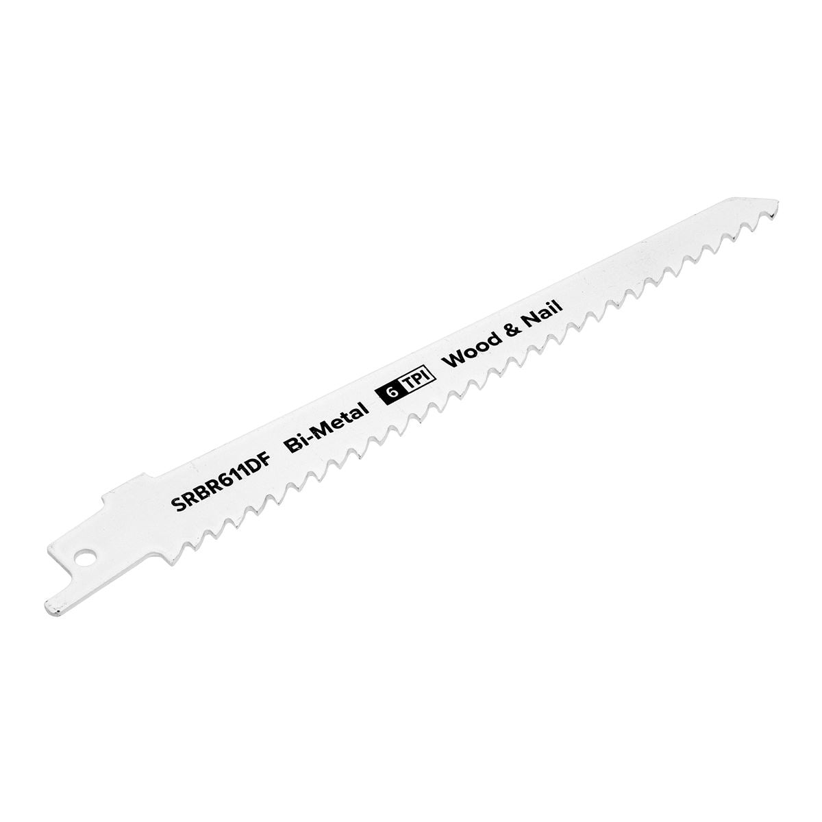 Sealey SRBR611DF Reciprocating Saw Blade Wood & Nail 150mm 6tpi - Pack of 5