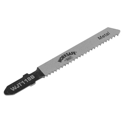 Sealey WJT118B Jigsaw Blade Metal 55mm 12tpi - Pack of 5