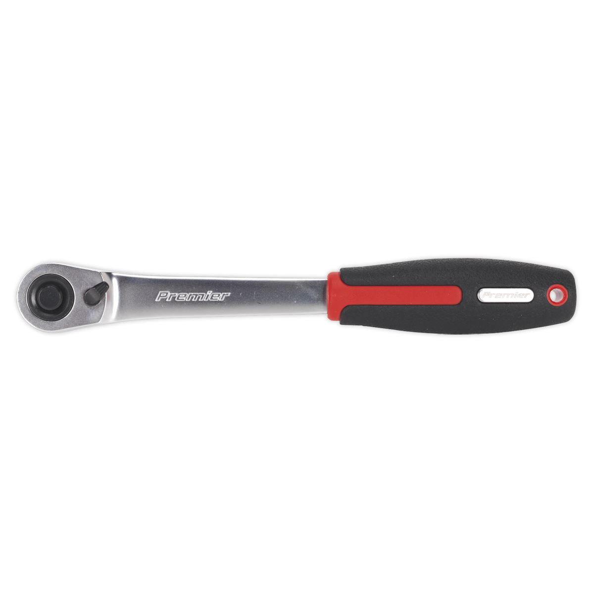 Sealey AK8982 Ratchet Wrench 1/2"Sq Drive Compact Head 72-Tooth Flip Reverse Premier Platinum