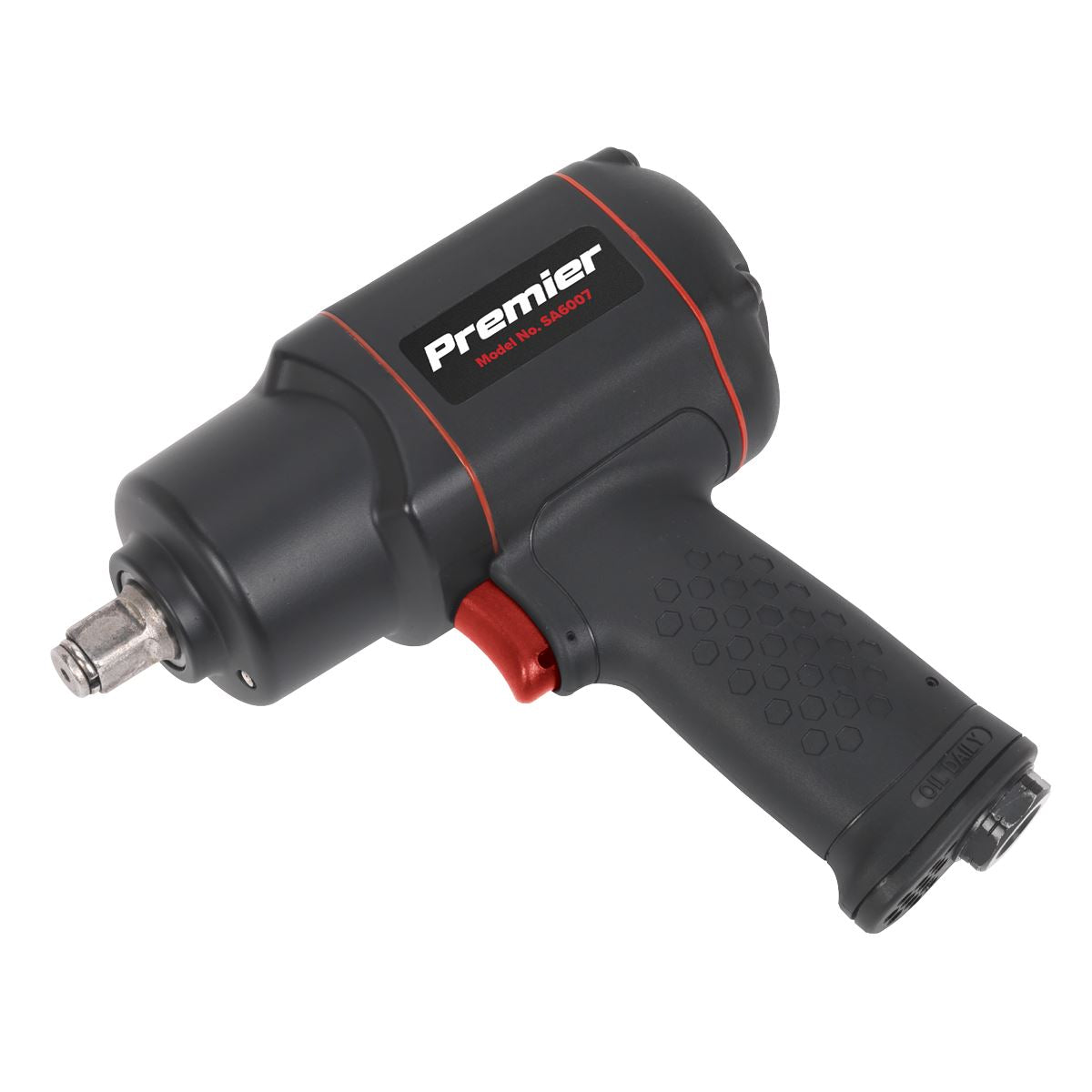 Sealey SA6007 Air Impact Wrench 1/2"Sq Drive - Twin Hammer