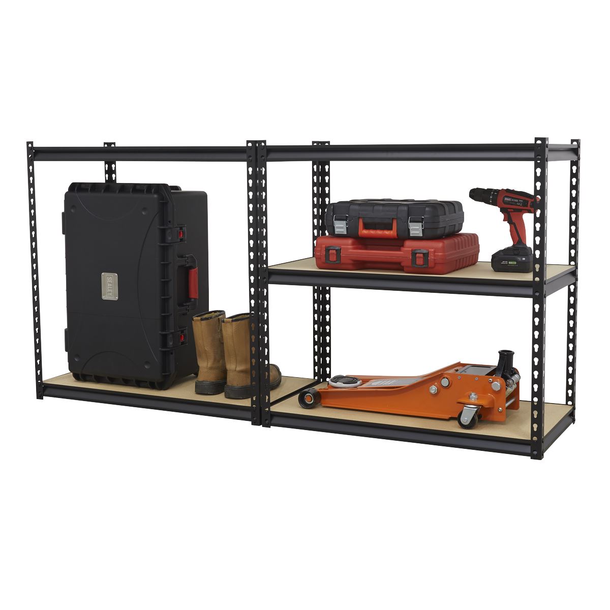 Sealey AP900R Racking Unit with 5 Shelves 340kg Capacity Per Level