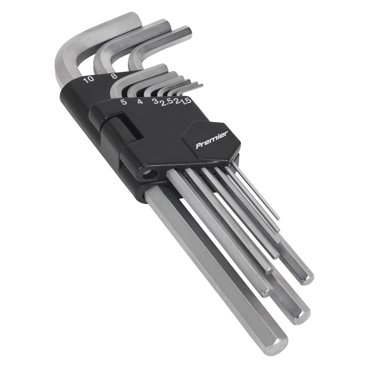 Sealey AK7136 Hex Key Set 9pc Long Metric