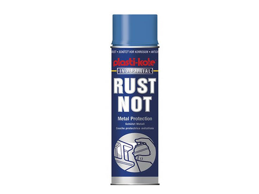 Plastikote Rust Not Spray Gloss White 500ml