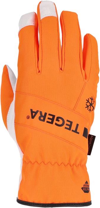 6 Pairs Ejendals Tegera 288 Orange Waterproof Leather Gloves