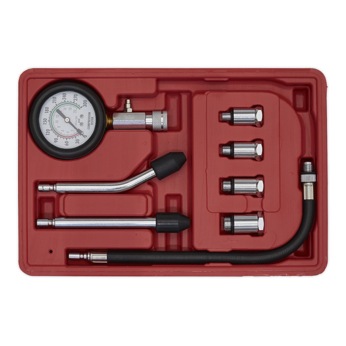 Sealey CT955 Petrol Engine Compression Test Kit 8pc