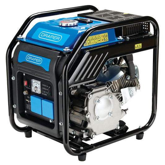 Draper 95204 Petrol Open Frame Inverter Generator 2800W