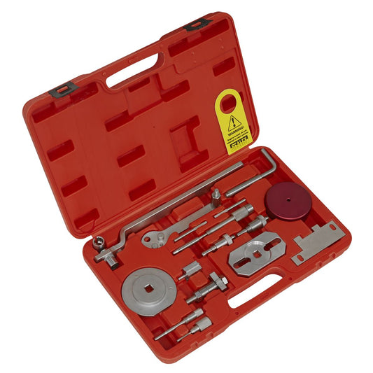 Sealey VSE5036 Diesel Engine Timing Tool Kit for Fiat Ford Iveco PSA - 2.2D 2.3D 3.0D - Belt/Chain Drive