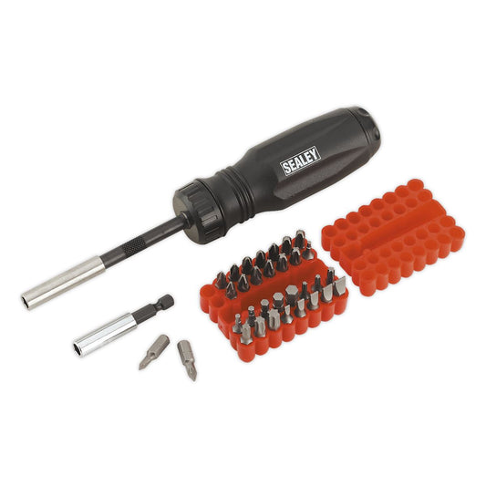 Sealey AK6498 Gearless Ratchet Screwdriver Set 34pc