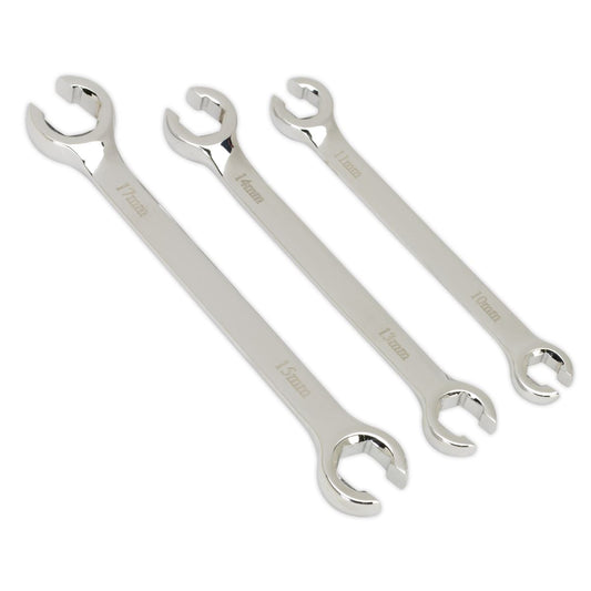 Sealey AK600 Flare Nut Spanner Set 3pc Metric