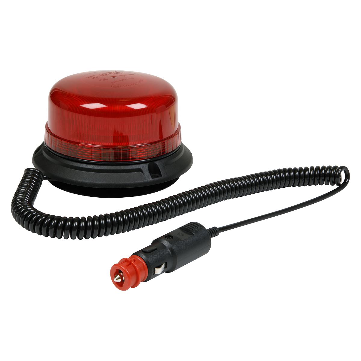 Sealey WB954LEDR Warning Beacon SMD LED 12/24V Magnetic Fixing - Red