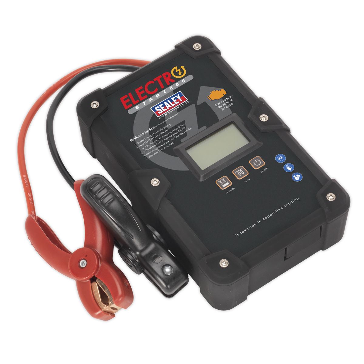 Sealey E/START800 ElectroStart® Batteryless Power Start 800A 12V