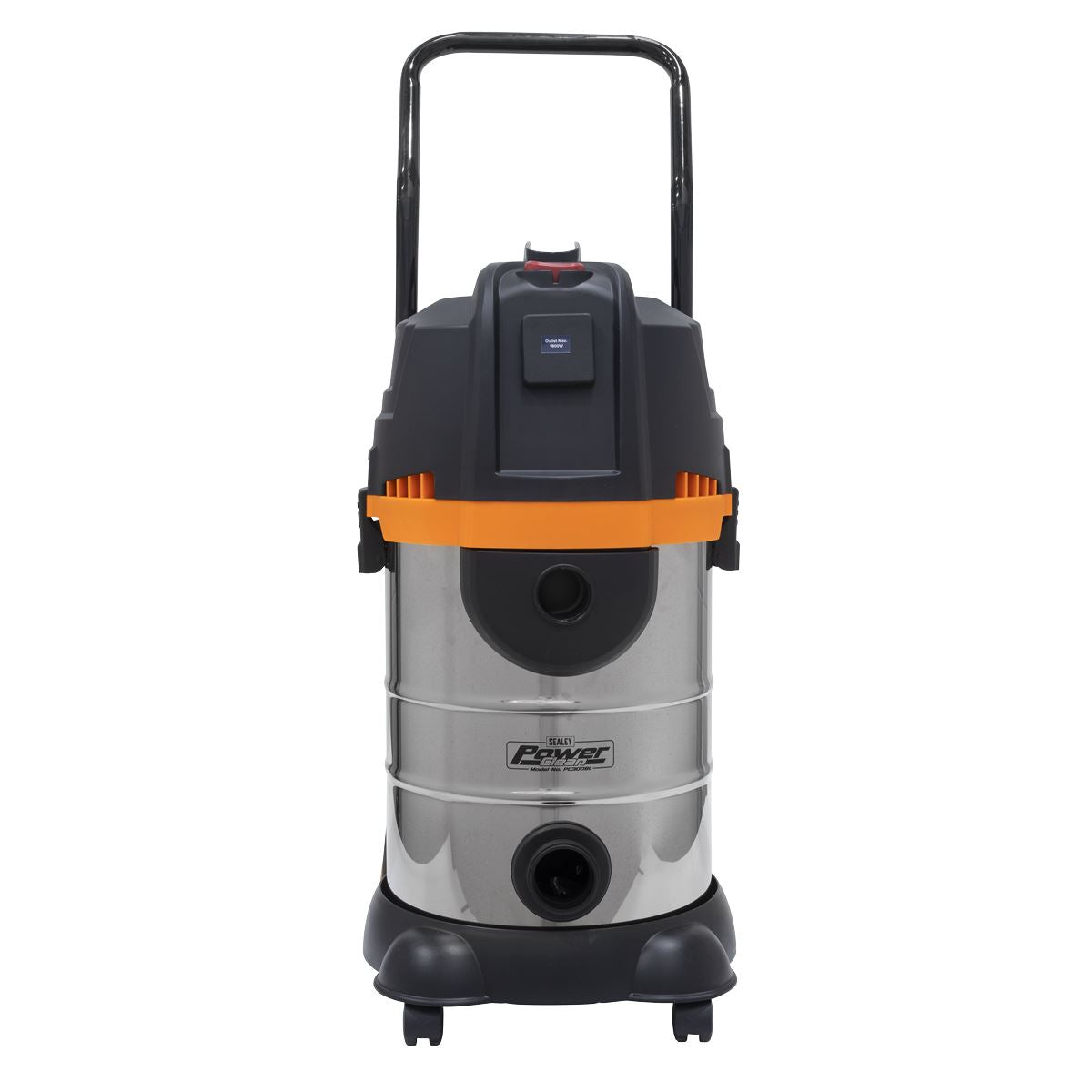 Sealey PC300BL Vacuum Cleaner Cyclone Wet & Dry 30L Double Stage 1200W/230V