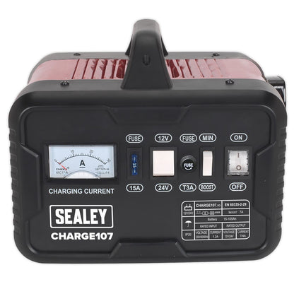 Sealey CHARGE107 Battery Charger 11A 12/24V 230V