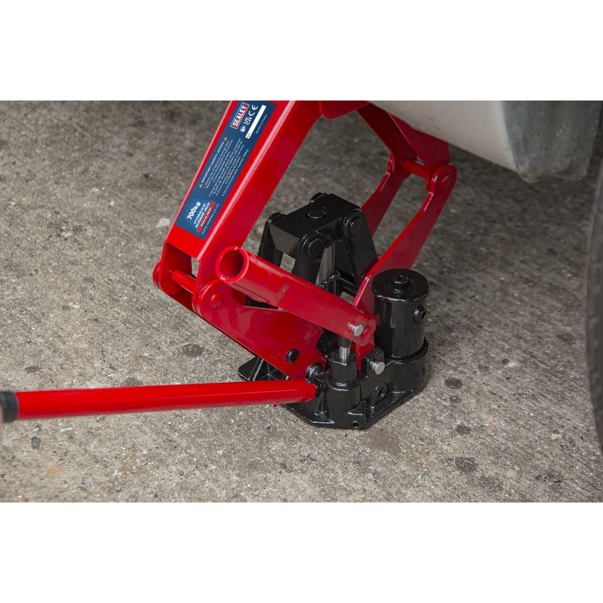 Sealey HSJ07 Hydraulic Scissor Jack 700kg