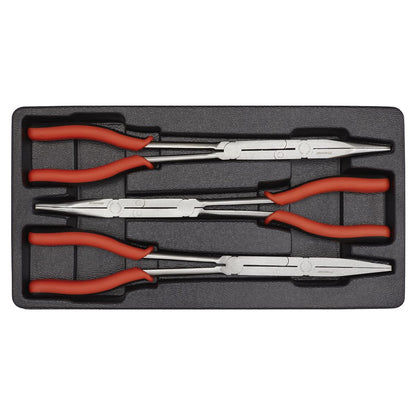 Sealey AK8580 Double Joint Pliers Set 3pc Long Reach 335mm