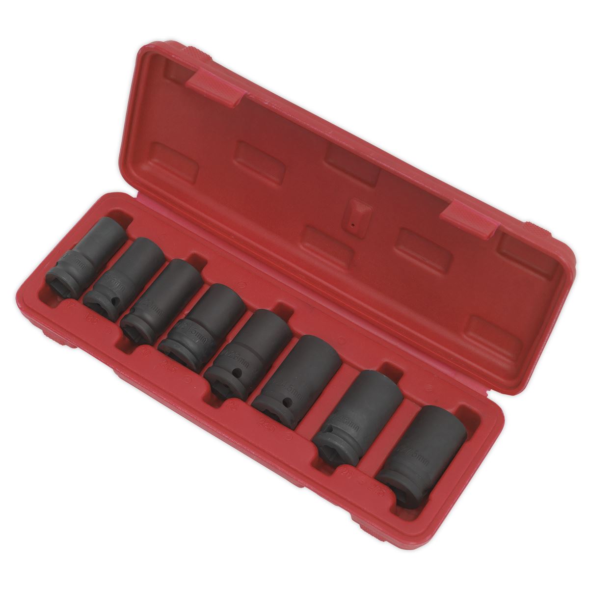 Sealey SX202 Locking Wheel Nut Removal Set 8pc 1/2"Sq Drive