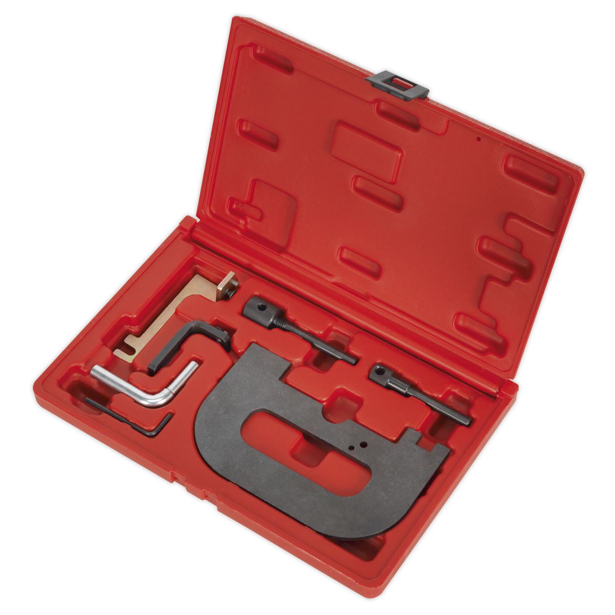 Sealey VSE5071A Petrol Engine Timing Tool Kit - for Renault 1.4/1.6/1.8/2.0 K4J/K4M/F4P/F4R(t) - Belt Drive-McCormickTools