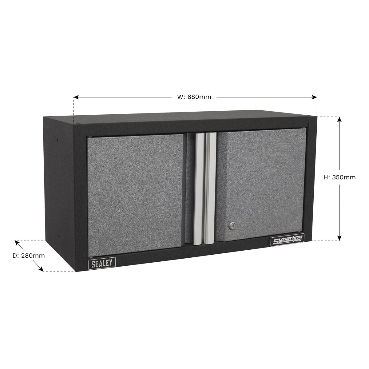 Sealey APMS65 Modular Wall Cabinet 2 Door 680mm