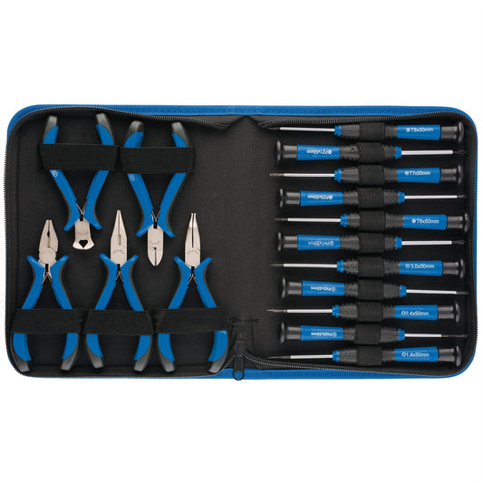 Draper 48958 Precision Pliers and Screwdriver Set 16 Piece