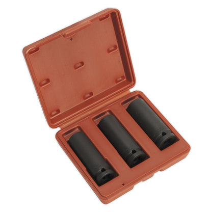 Sealey SX043 Impact Socket Set 3pc Deep 1/2"Sq Drive