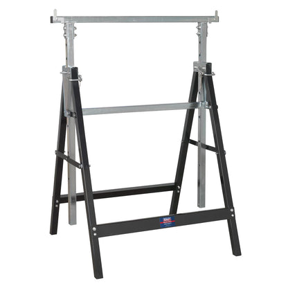 Sealey FDT3 Fold Down Telescopic Trestle 200kg Capacity