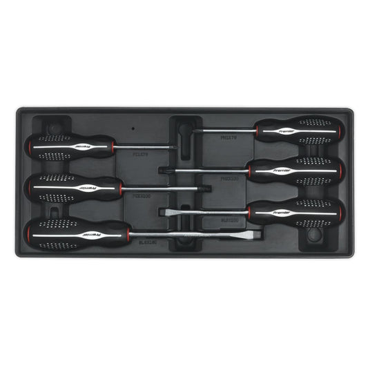 Sealey TBT14 Tool Tray with Screwdriver Set 6pc